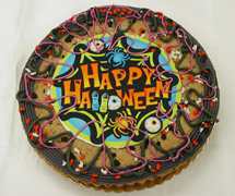 Giant Halloween Cookie Cake